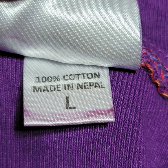 India Boutique Full Zip Hooded Girls Jacket Boho Style - Size Large - Picture 5 of 5